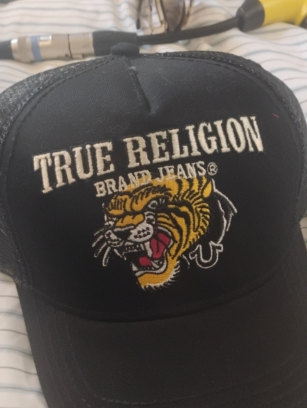2026 Black Tiger True Religion Hat